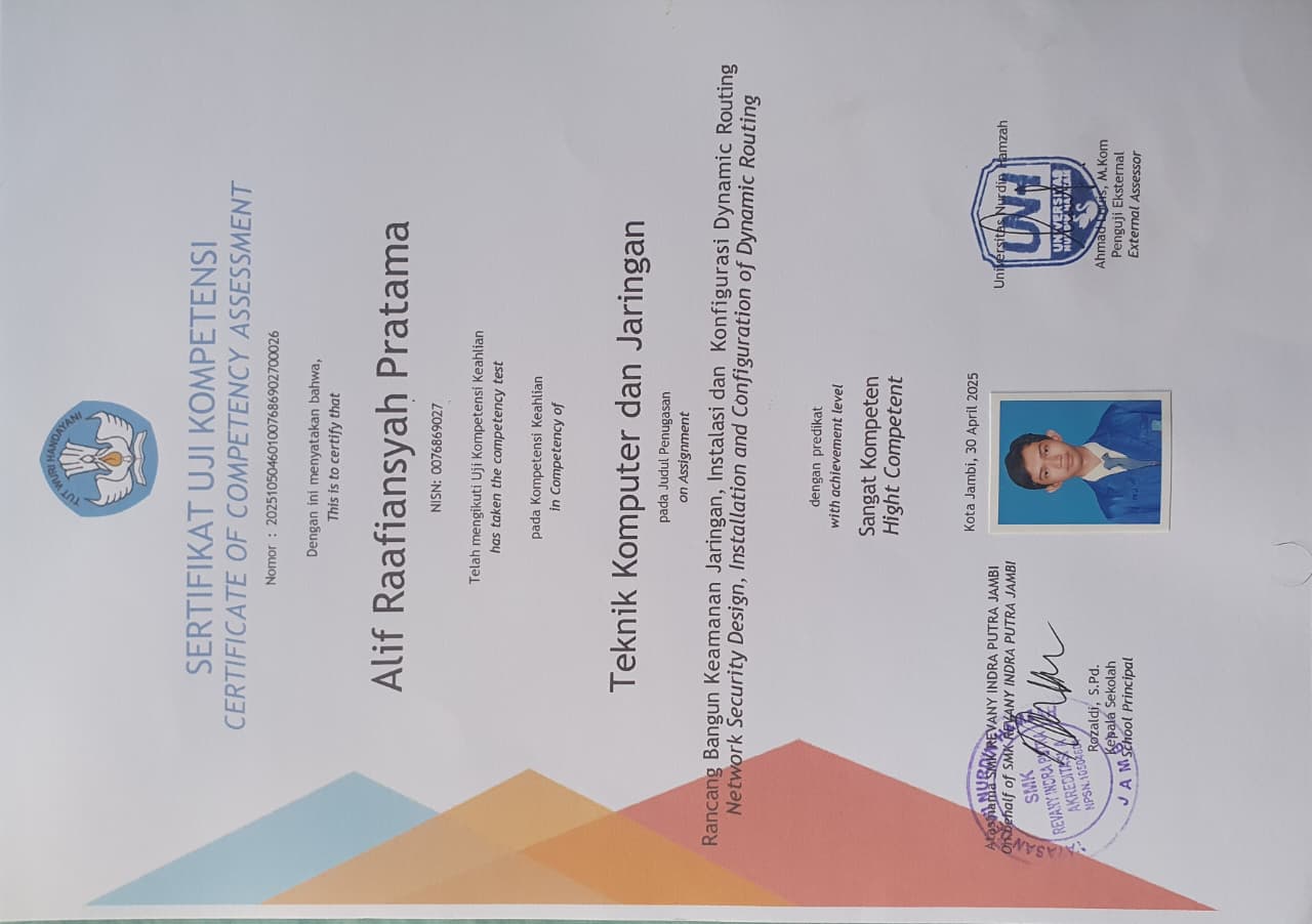 UKOM Certificate